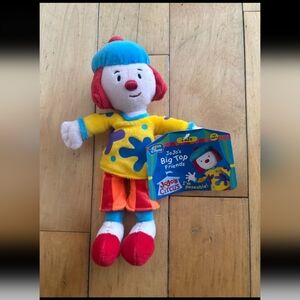 Disney JoJo's Circus JoJo Clown 8" Poseable Plush with Tag